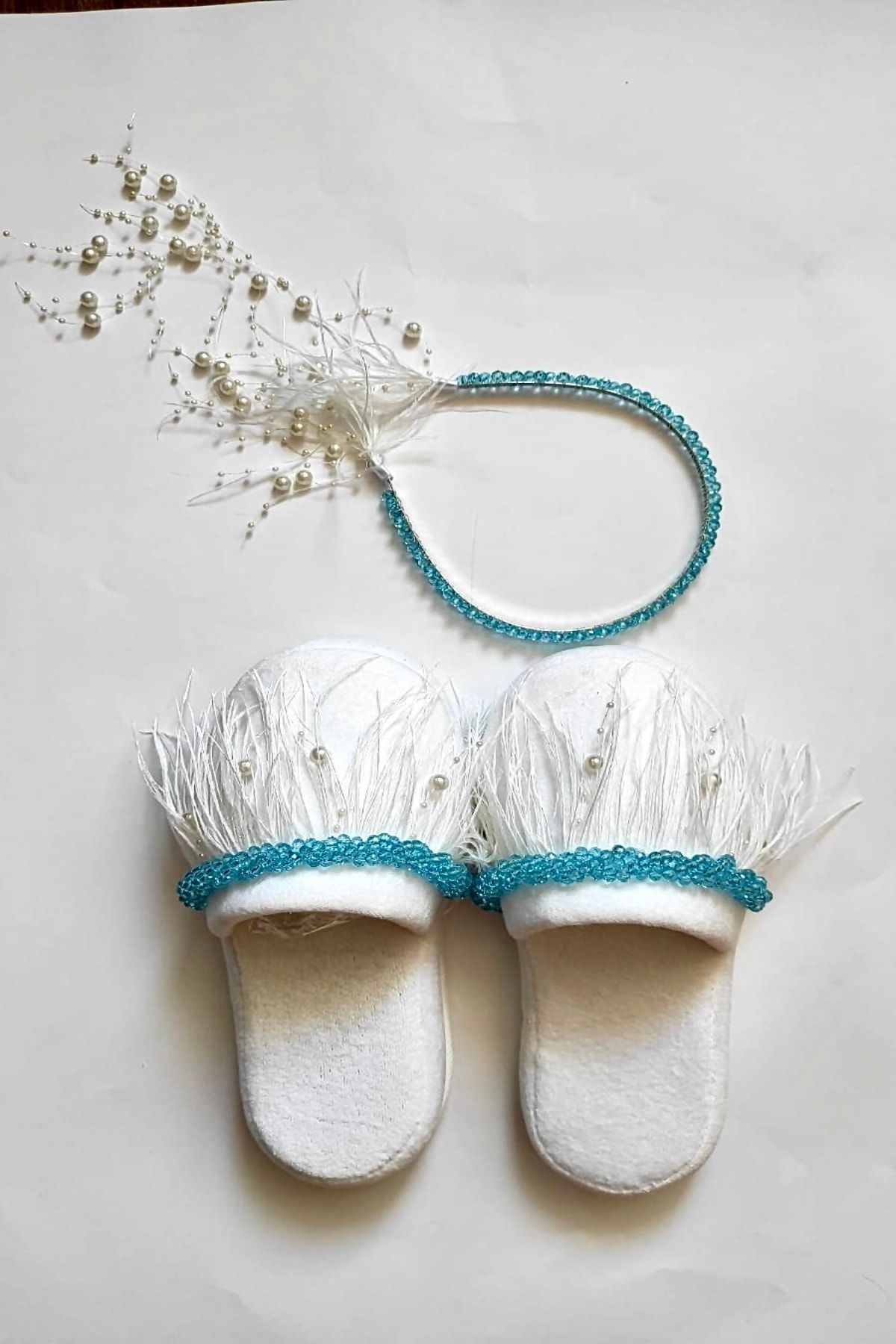 LİTTLE ANGELS Lohusa Set Özel Tasarım Mavi
