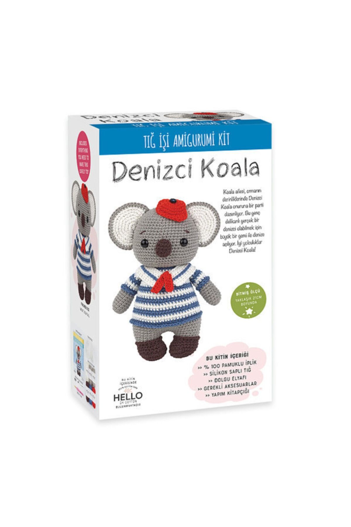 HELLO Amigurumi Denizci Koala Yapım Seti