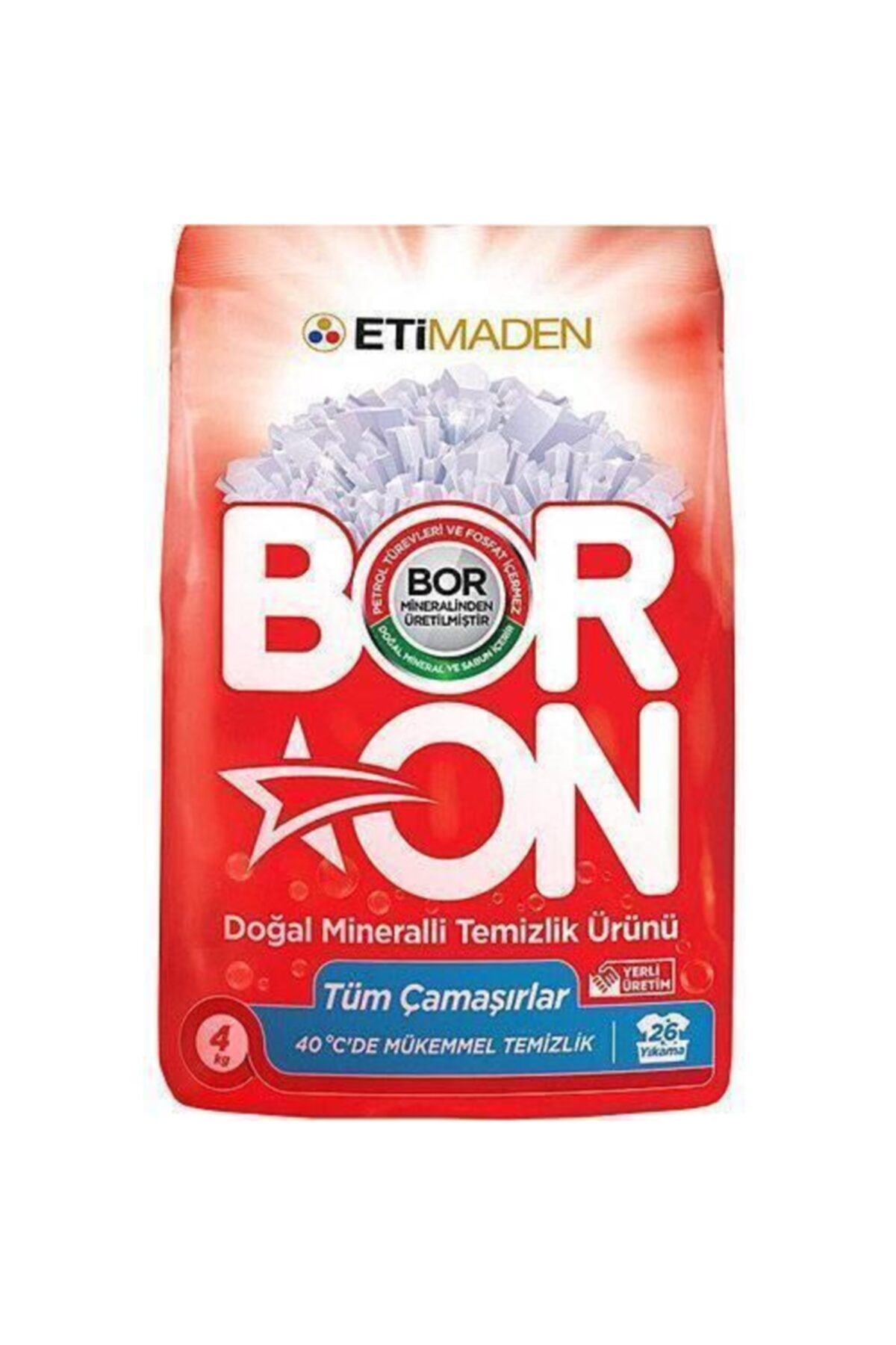 Boron 4 Kg Beyazlar Için Toz Çamaşır Deterjanı