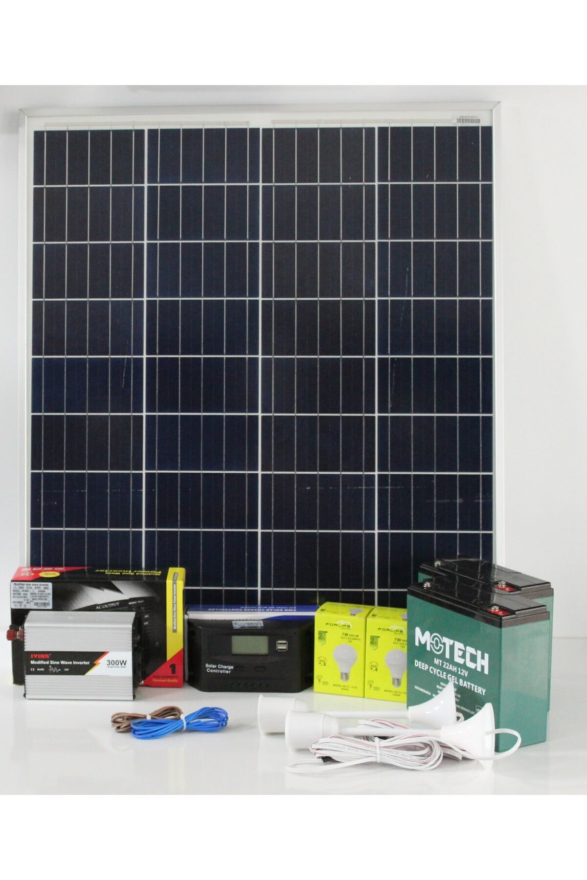 isos enerji 480 Watt Güneş Enerjisi Sistemi(tv+aydınlatma)