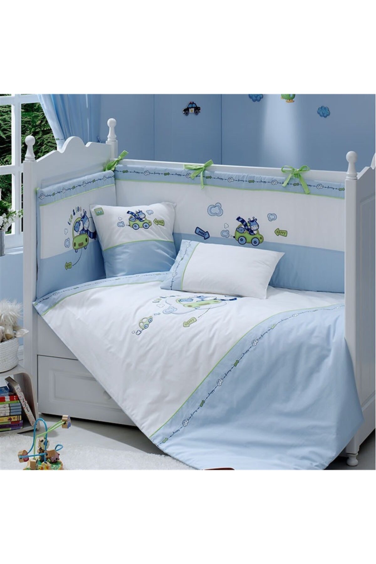 Funna Baby Leo Teo 60x120 Bebek Beşik Uyku Seti