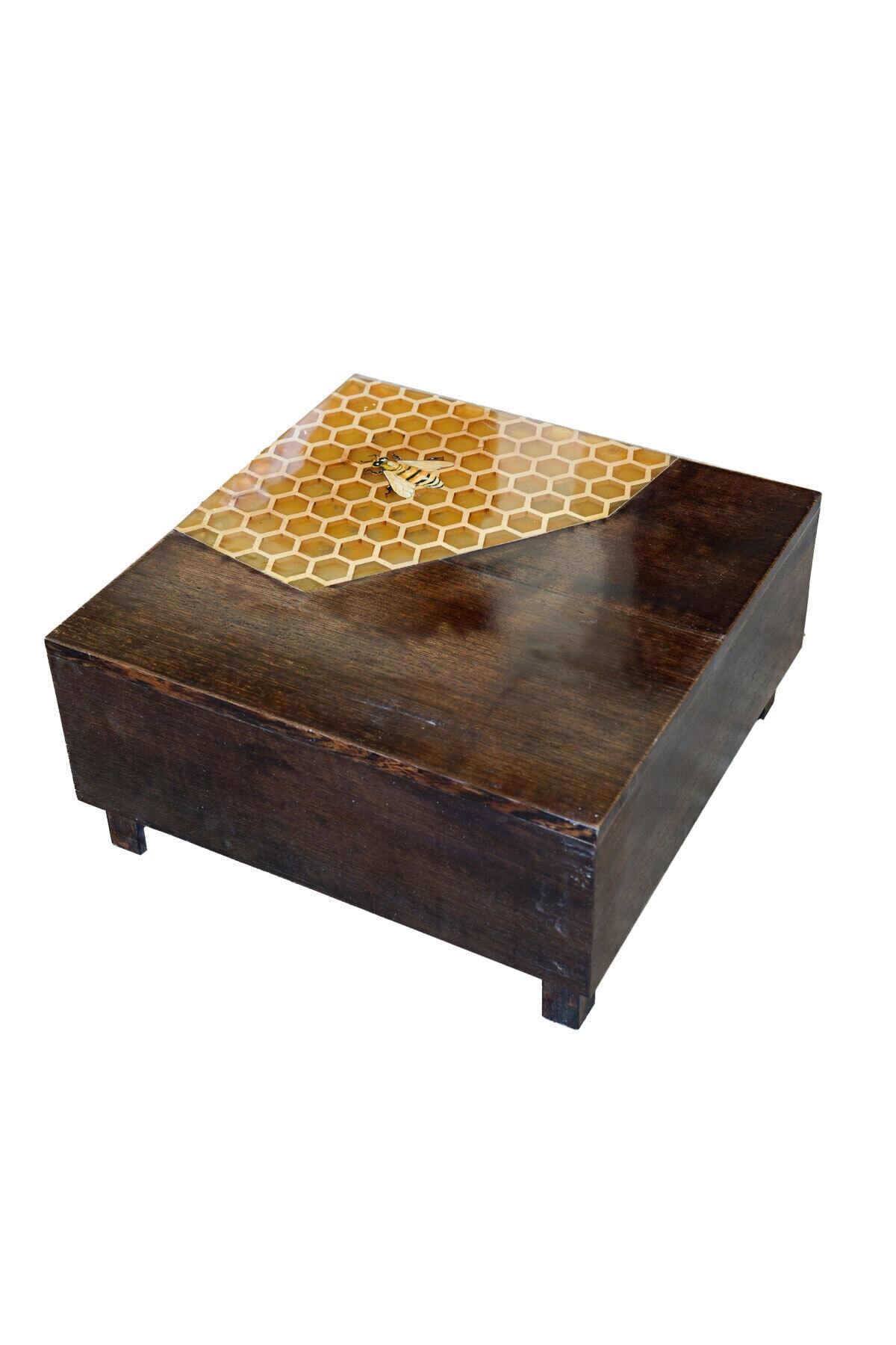 Duxud El Yapımı Ahşap Orta Sehpa