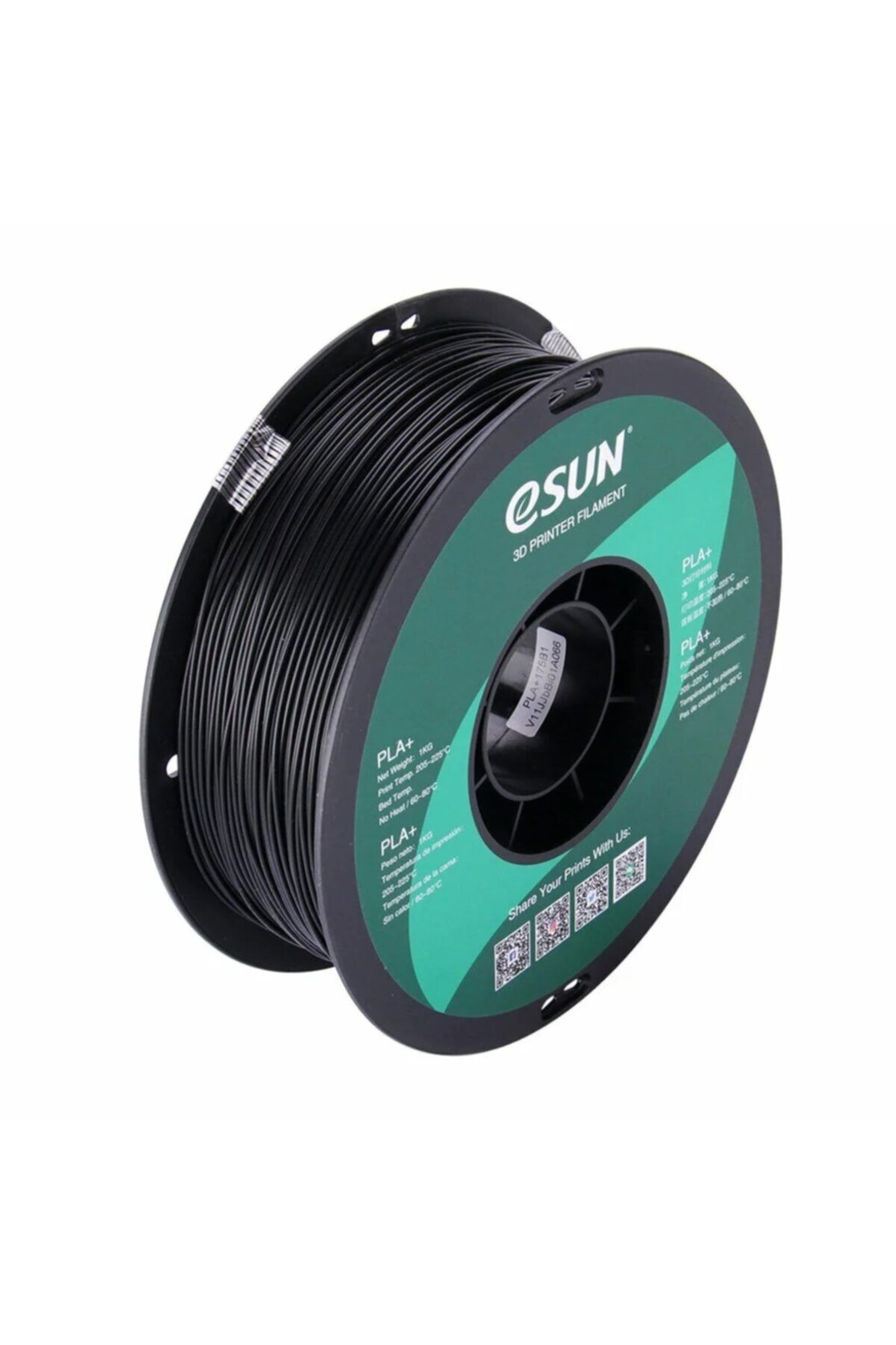 eSun 1.75 Mm Pla Plus (pla+) Siyah Filament (1 Kg)