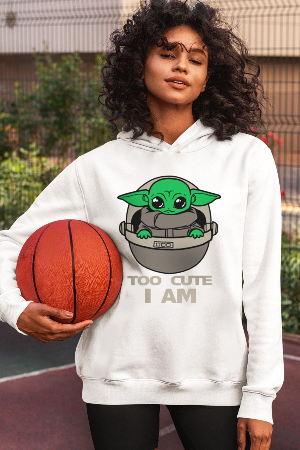 Baby yoda sweatshirt best sale women's