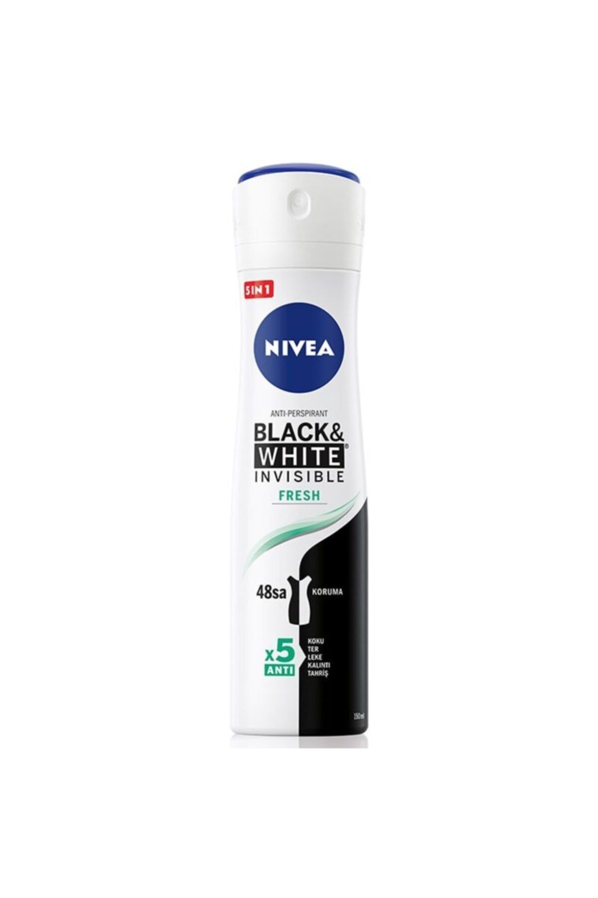 Nivea Invisible Black & White Fresh Kadın Deodorant Sprey 150 ml