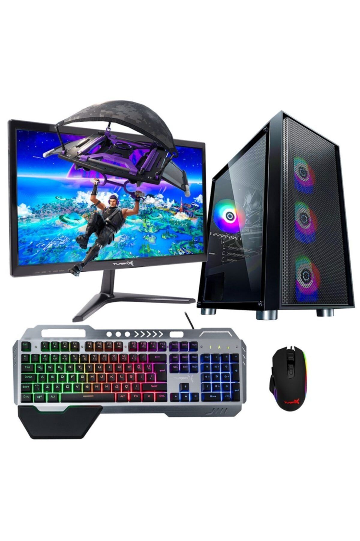 TURBOX Nitrox I5 4.gen 8gb Ram 256gb M.2 Ssd 4gb Rx550 21.5'' Mon. Masaüstü Bilgisayar