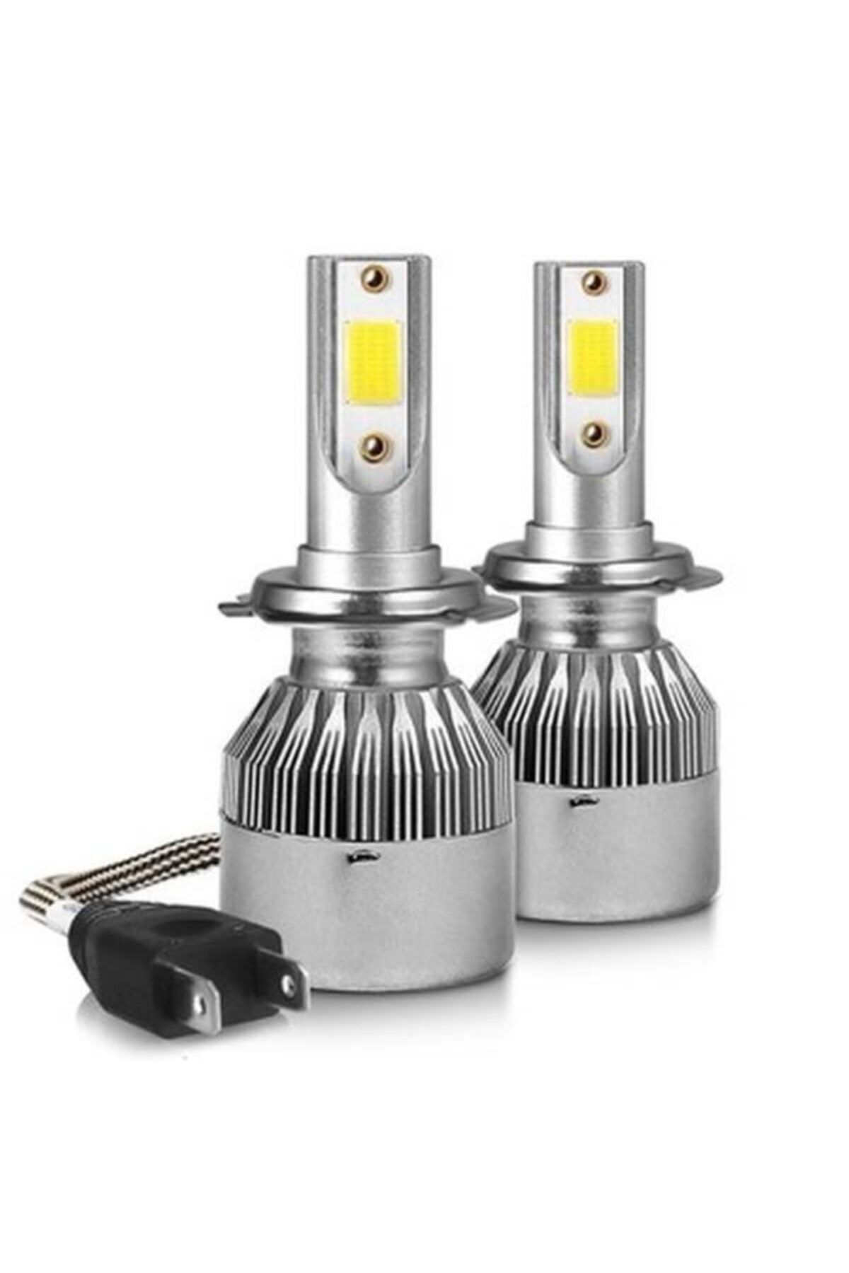 Eng H4 Uzun Kısa Deli Mavi Led Xenon-şimşek Etkili-10800 Lm 60w