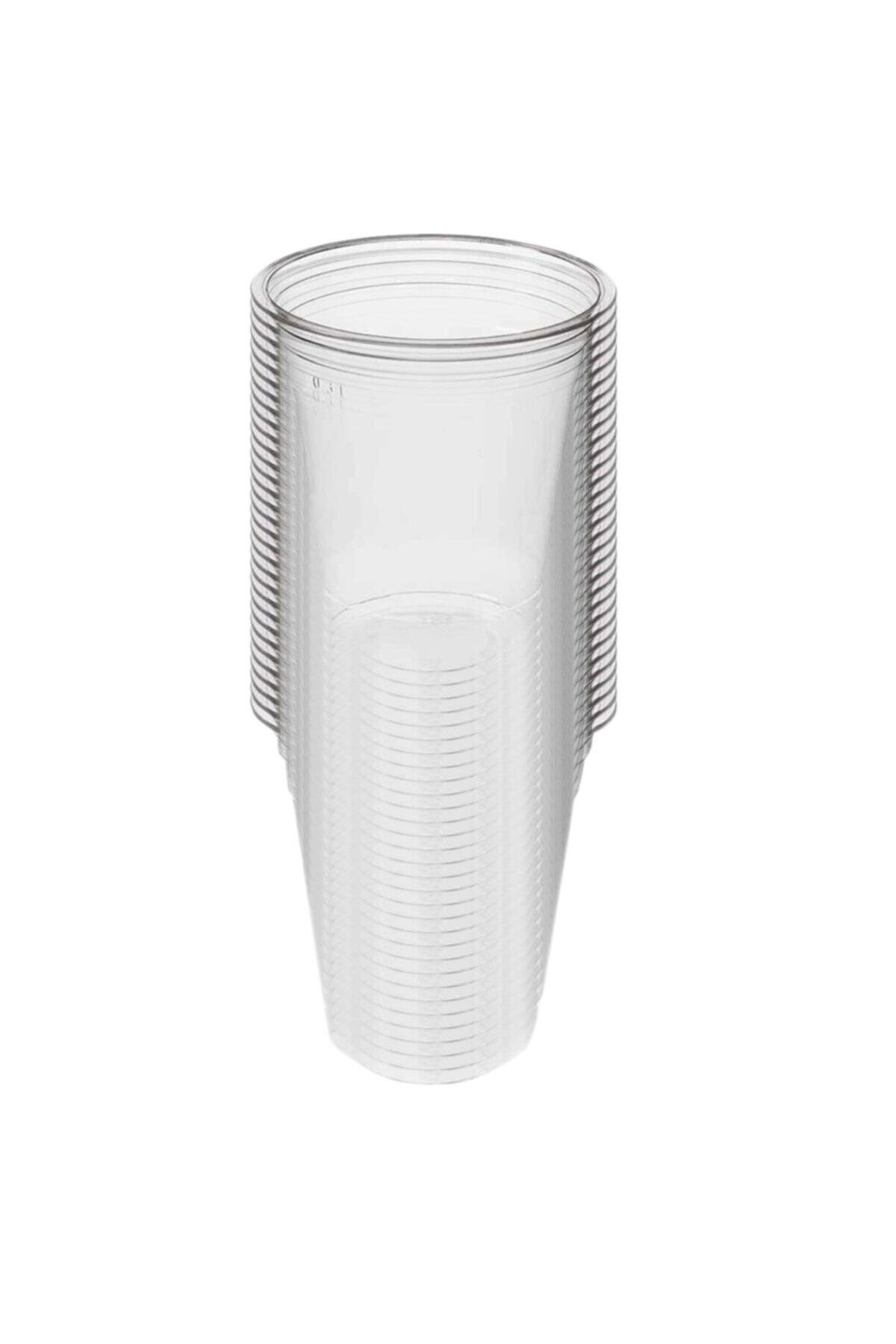 Özge Kademeli Bardak 100 Adet (ø95 400 Cc)