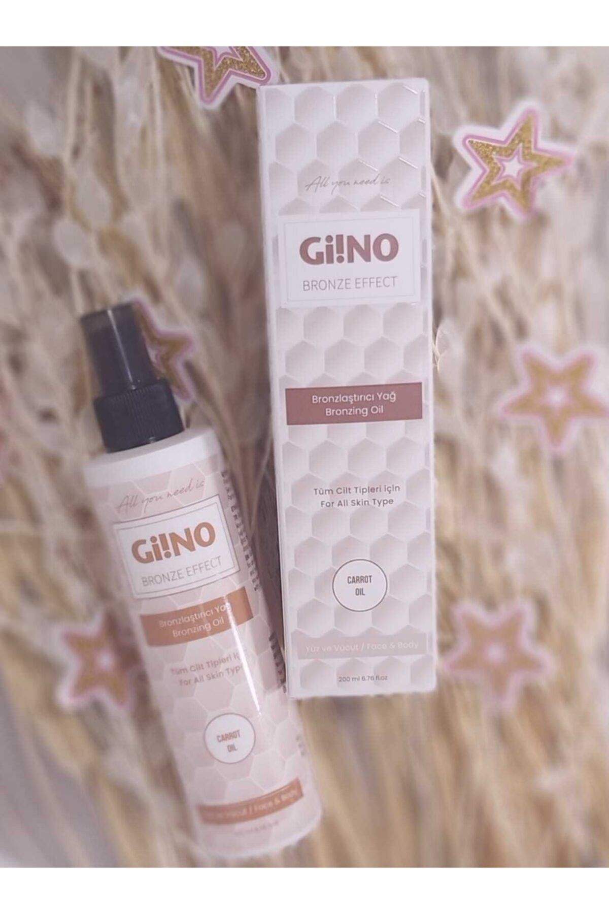 Gİ!NO Bronze Effect Bronzlaştırıcı Yağ 200 ml