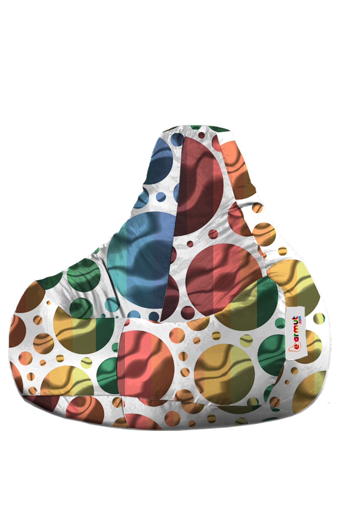 EARMUT Damla Xl Premium Tasarım Palline Desenli Armut Koltuk