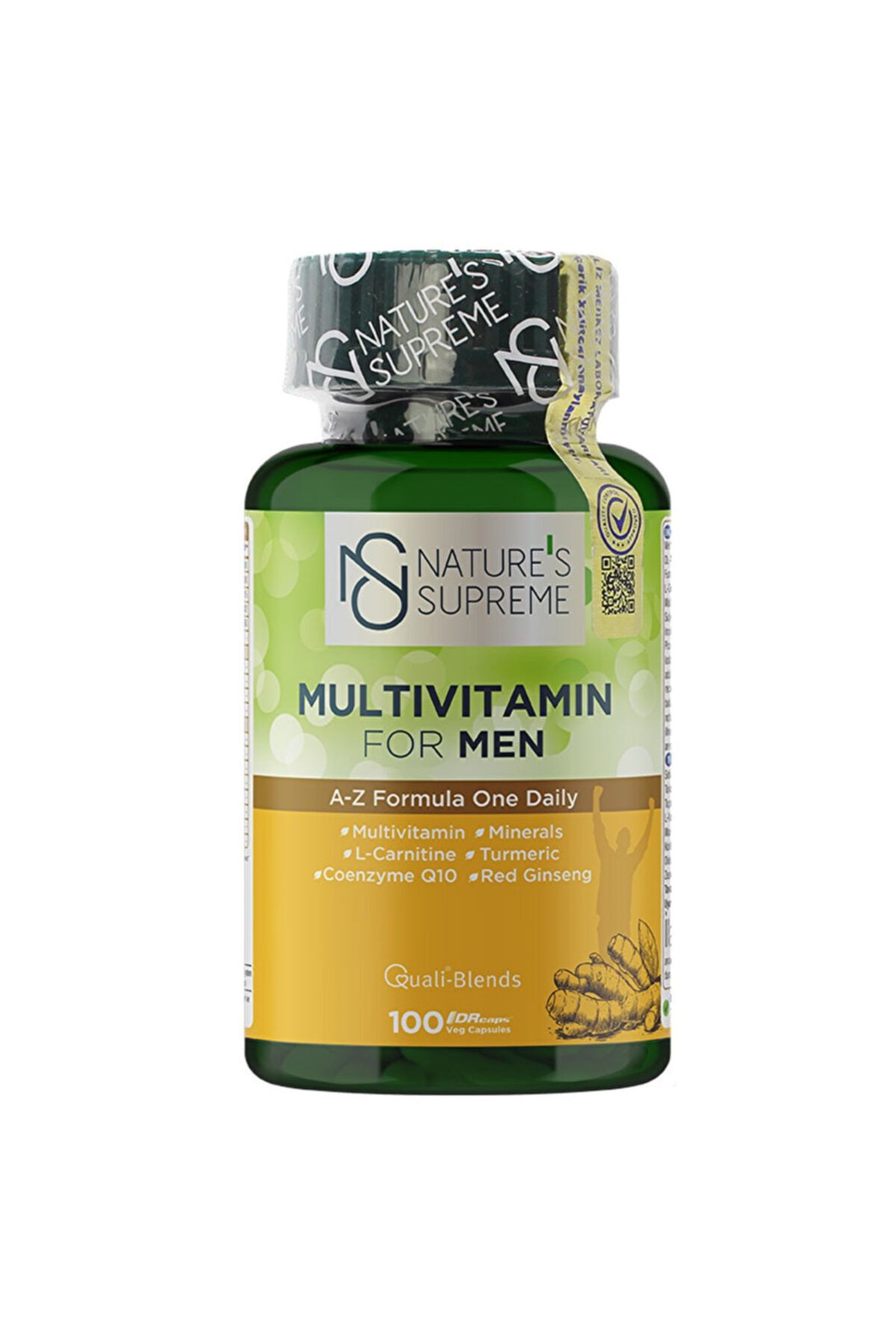 Nature's Supreme Multivitamin For Men 100 Kapsül