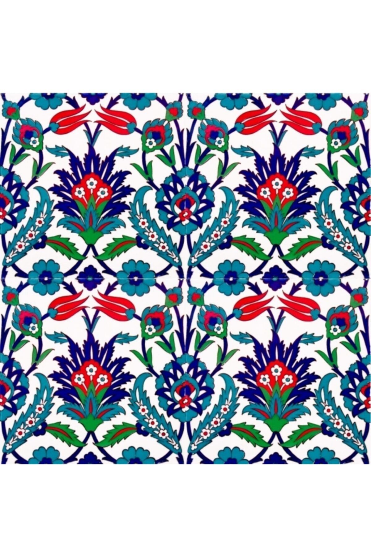 Kütahya Çini Yapı Tasarım Ac19 20x20 Cm 1 M2 Cami Çinisi- Çini Karo