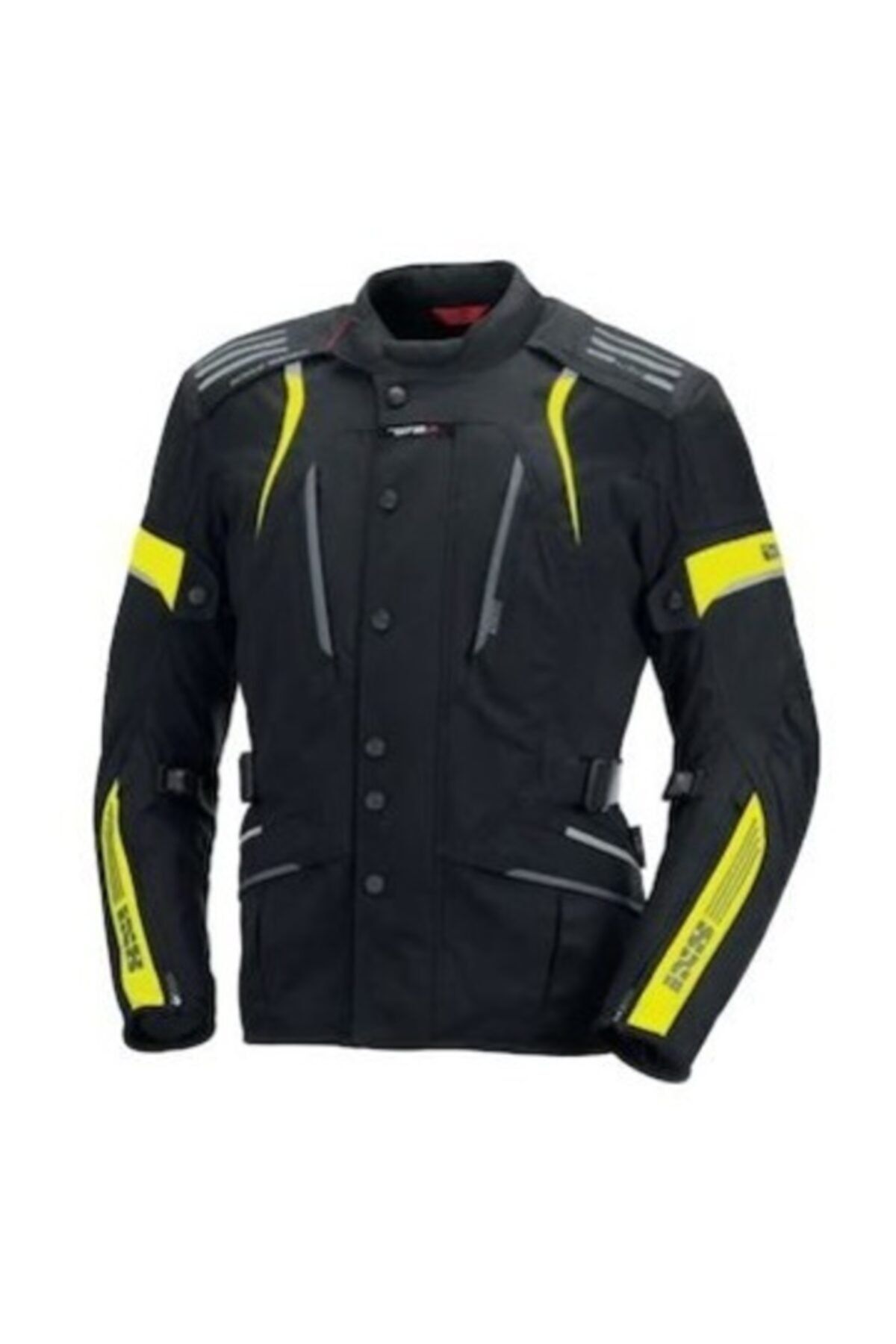 IXS Nemesis Siyah Fosforlu Sarı Uzun Kışlık Motosiklet Montu