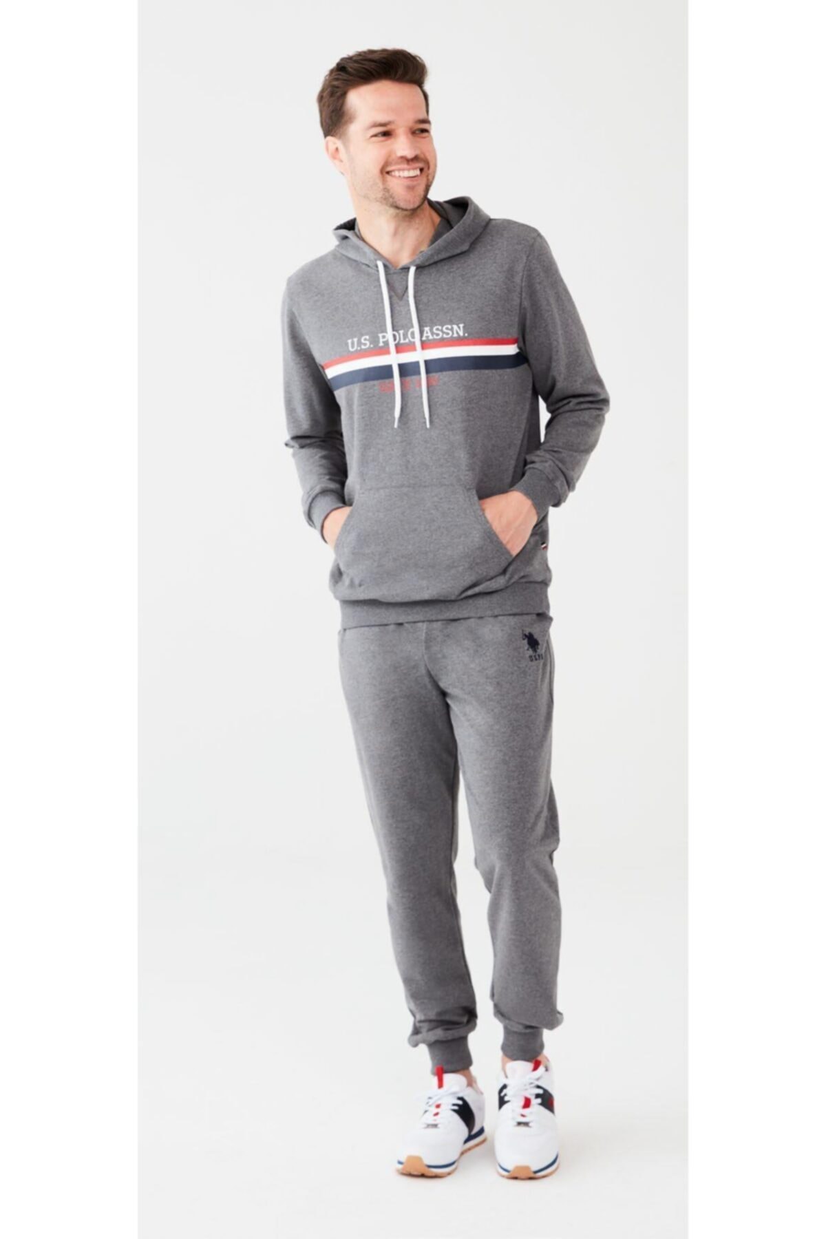 U.S. Polo Assn. U.s Polo Assn 18483 Erkek Eşofman Takımı - Antrasit