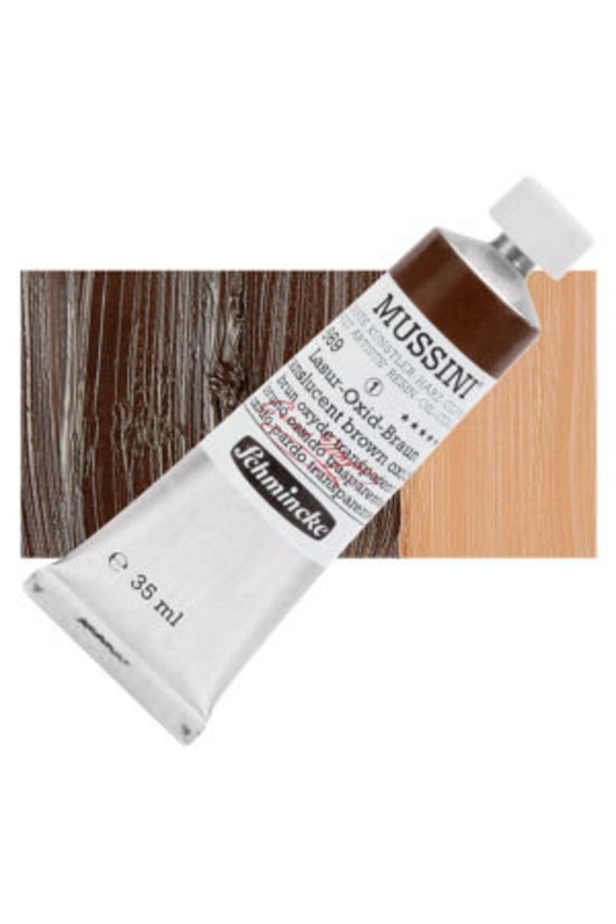 Schmincke Mussini Artist Yağlı Boya 35 Ml Seri 1 669 Translucent Brooxide