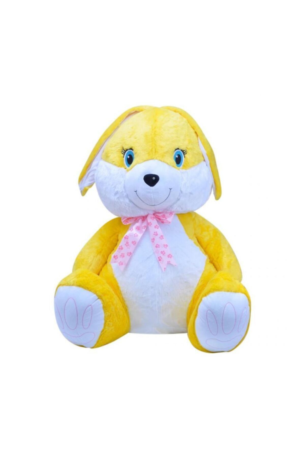 esilay shop Tavşan 58 Cm Sarı Pelüş Çocuk Oyuncak