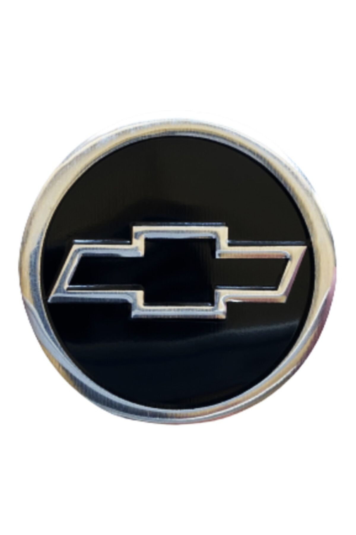 CAR TUNES Chevrolet Amblem Arması Jant Göbek Kapak Etiketi Alüminyum Sticker Yapıştırma Seti.