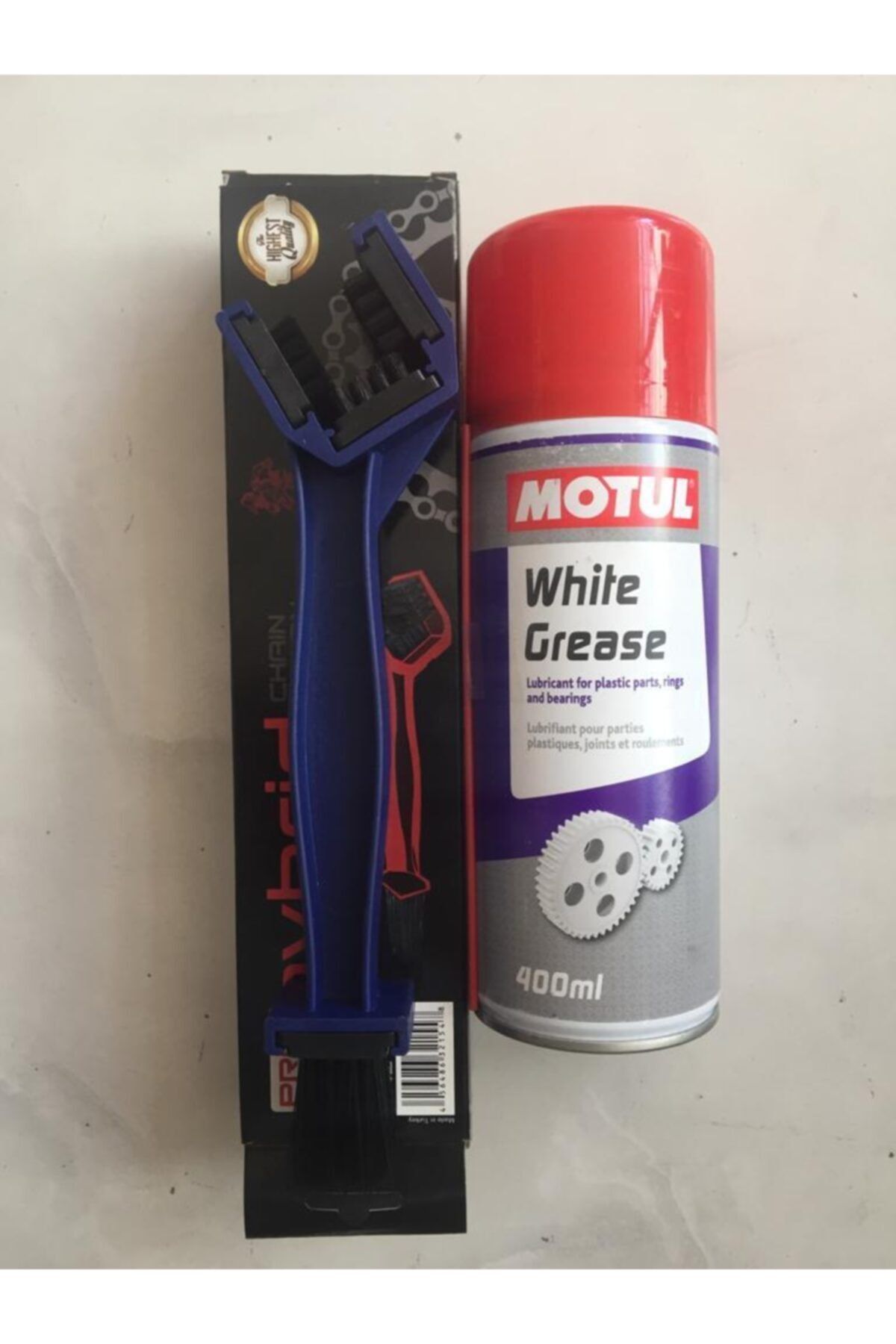 EMİNMOTOR Motul Zencir Yağı Sprey Ve Hybrid Temizleme Fırçası Set