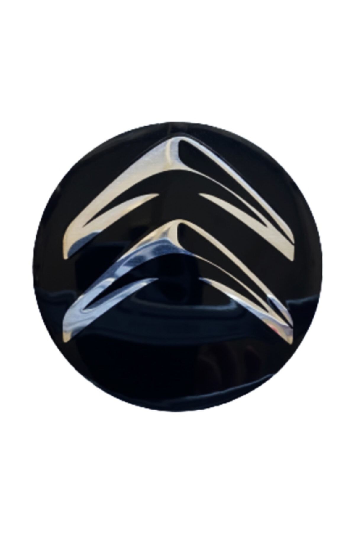 CAR TUNES Citroen Amblem Arması Jant Göbek Kapak Etiketi Alüminyum Sticker Yapıştırma Seti.