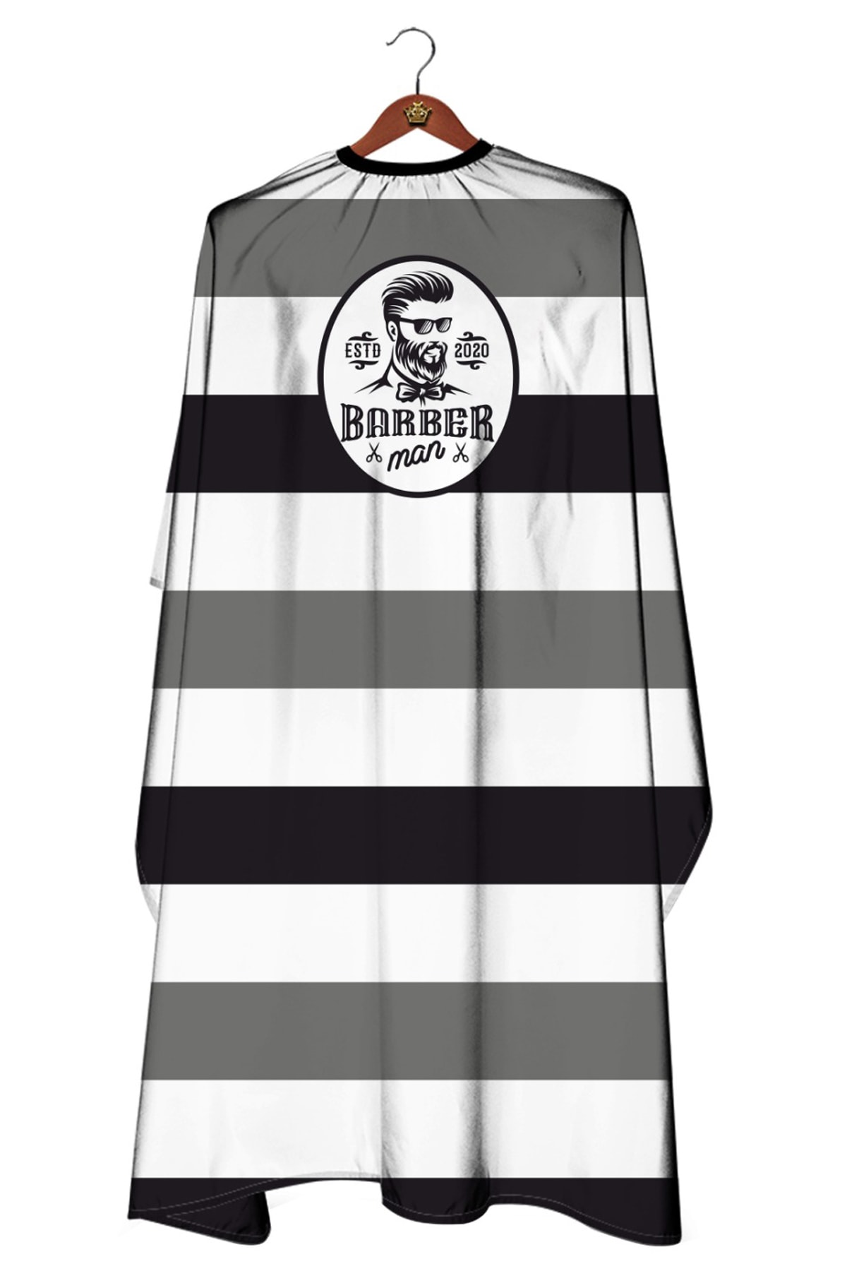Barberman Penuar Erkek Kuaför Berber Traş Saç Kesim Önlüğü Örtüsü No46