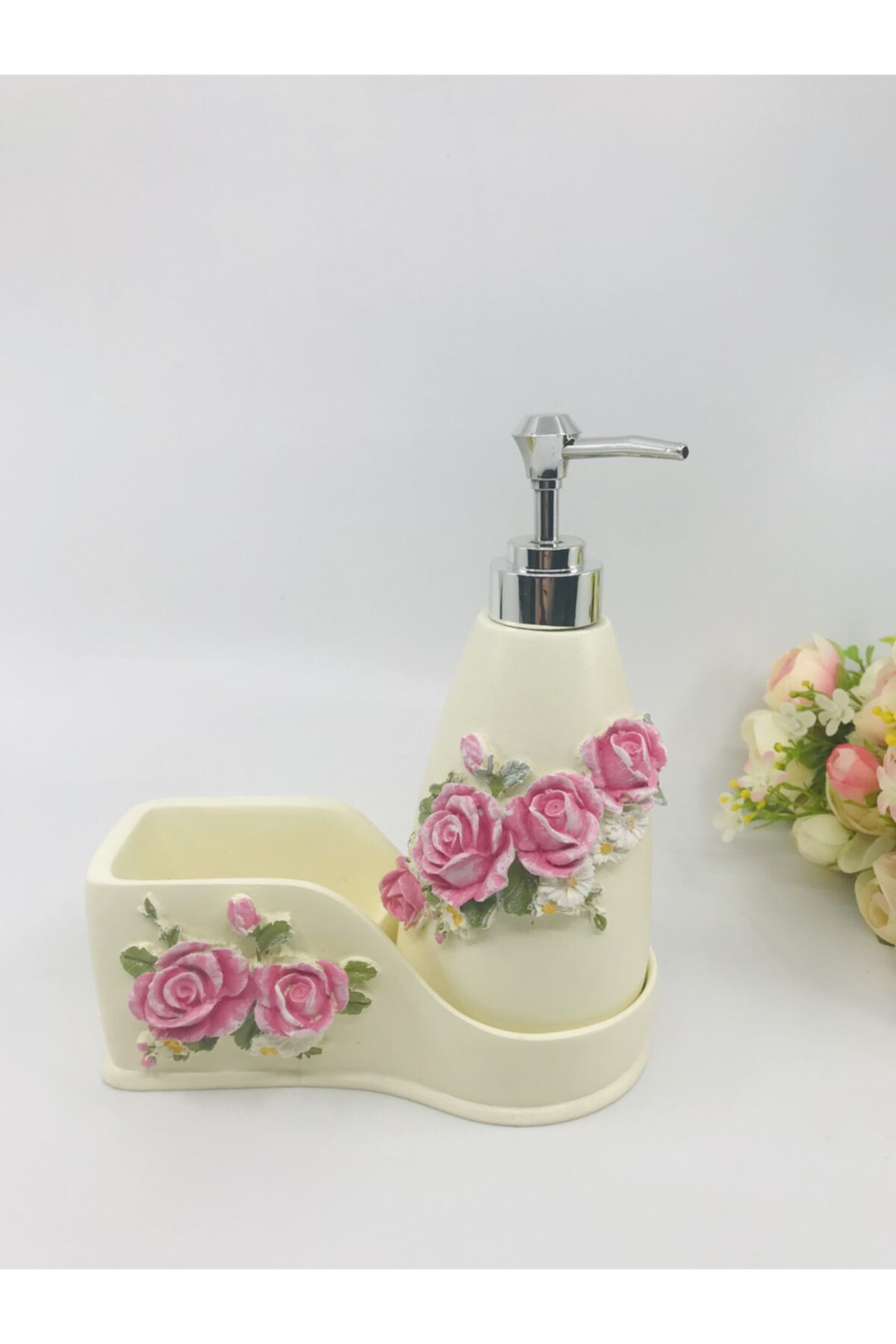 SHEKER HOME Süngerlikli Lüks Sıvı Sabunluk 300 Ml