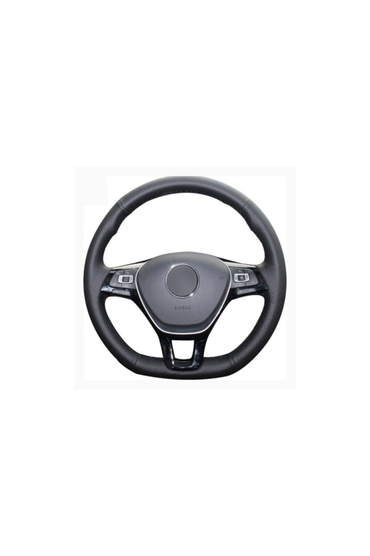 Loggia Oto Volkswagen Caddy Araca Özel Dikişli Deri Direksiyon Kılıfı
