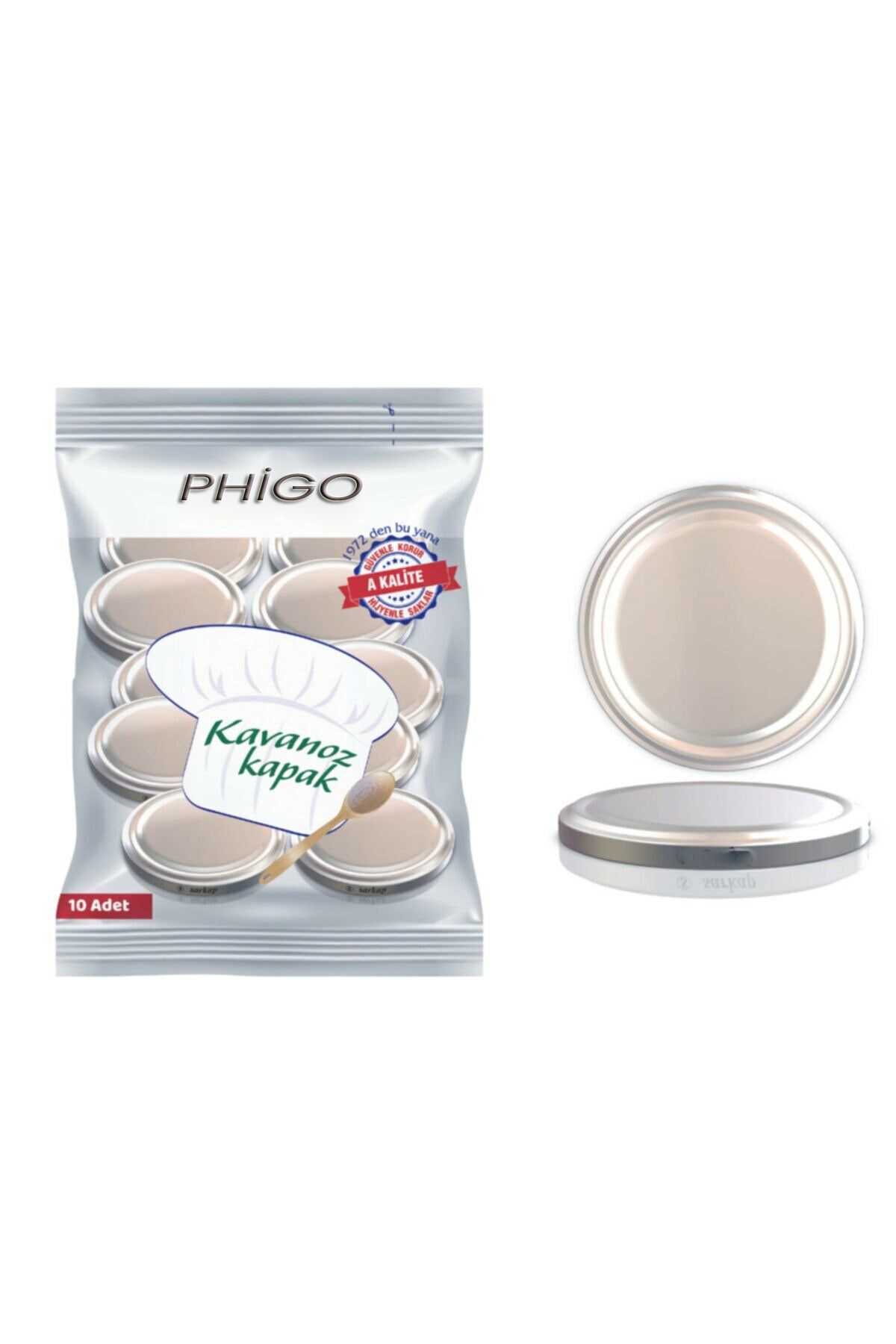 Phigo Paketli 10 Adet Kavanoz Ve Konserve Kapağı
