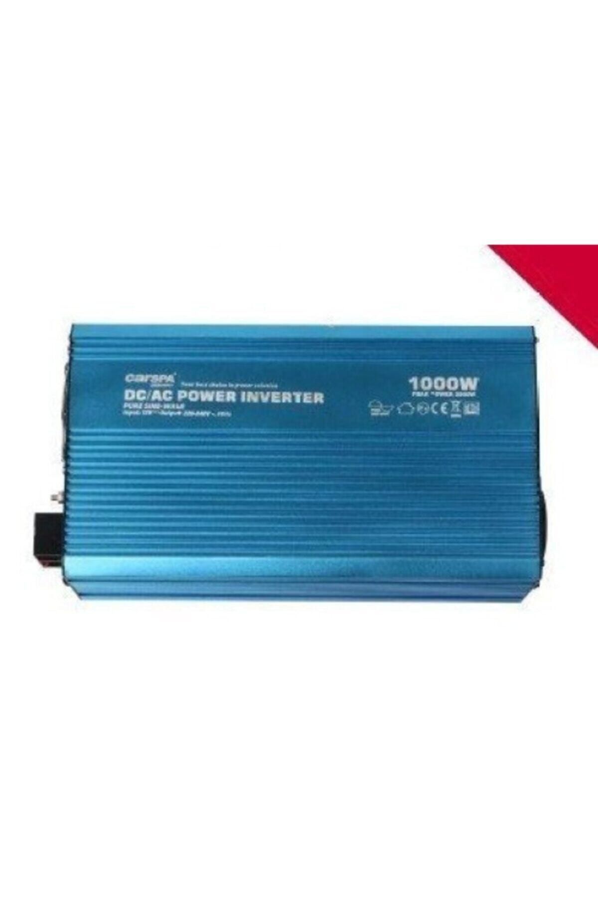 Carspa 1000 Watt 12 Volt Tam Sinüs Inverter 2 Yıl Garanti =(kargo Bedava)=
