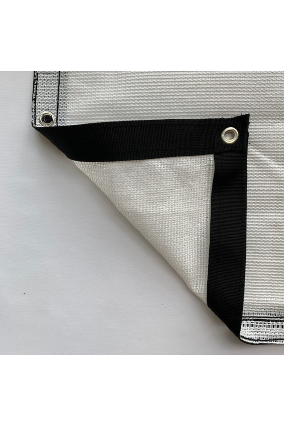 Filexus %75'lik Gölgelik-bahçe Çit Filesi-premium Şeritli Halkalı - Beyaz - 2m X 20 m
