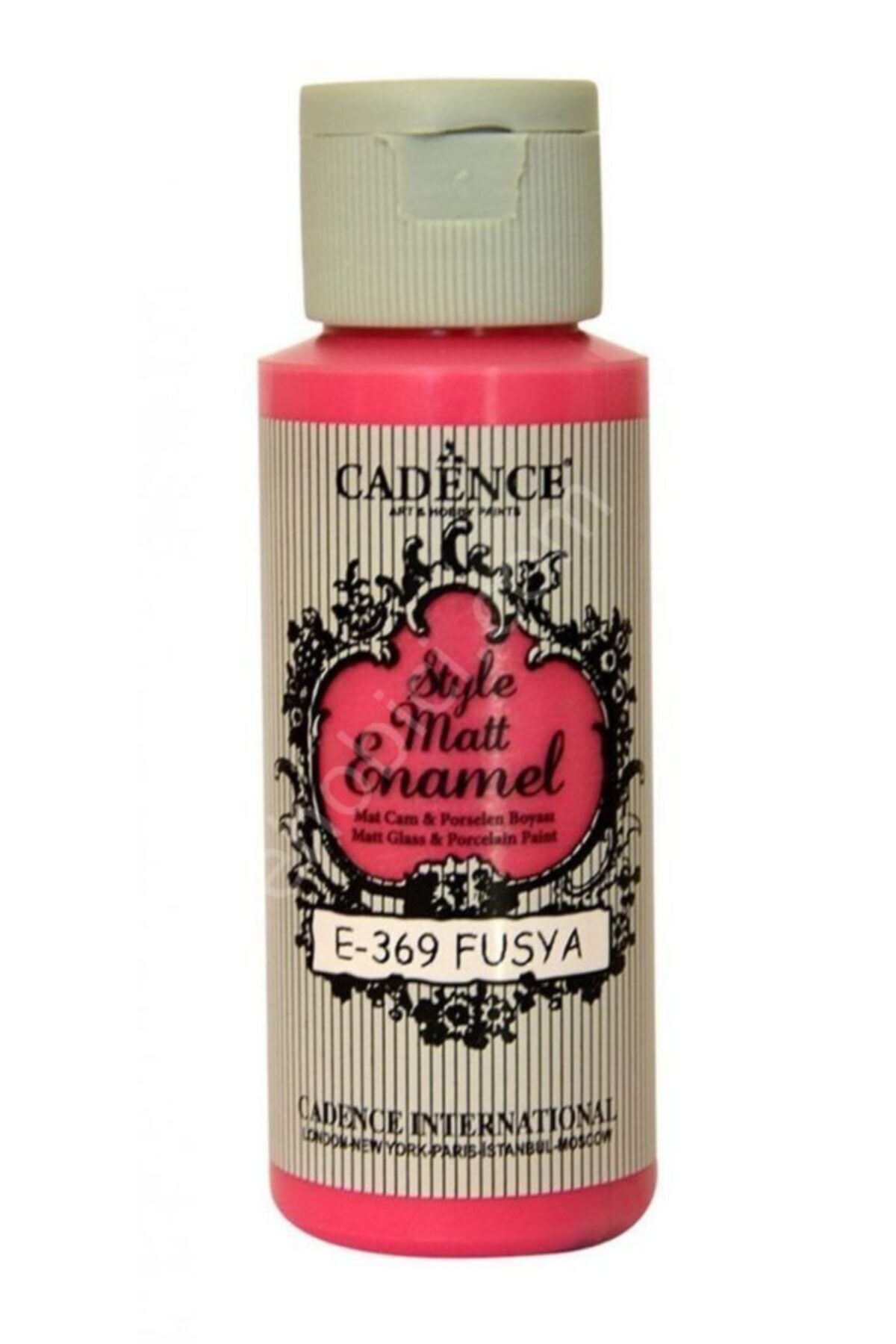Cadence Enamel Cam Ve Porselen Boyası - 369 Fuşya
