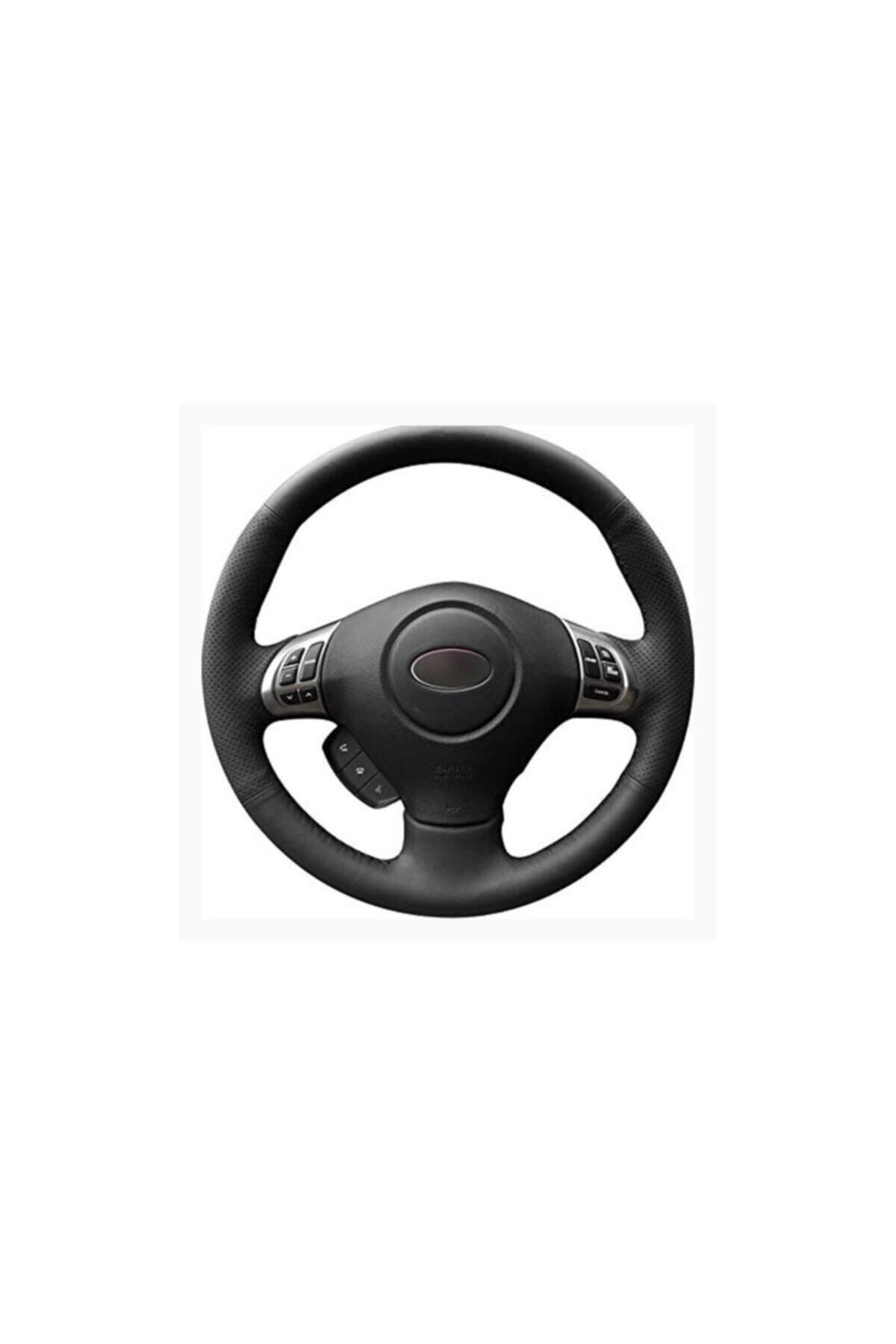 Loggia Oto Subaru Xv Uyumlu  2013-15 Araca Özel Dikişli Deri Direksiyon Kılıfı