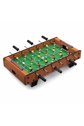 Masaüstü Portatif Taşınabilir Ahşap Büyük Boy Futbol Langırt Oyun Seti 70X37X16.8CM Image 0