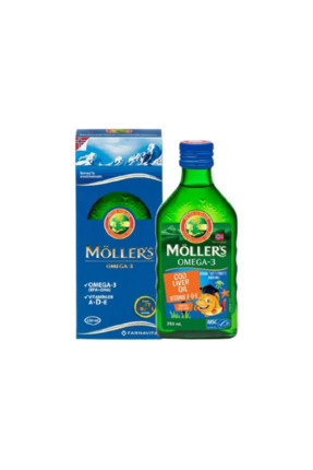 Möllers Omega 3 Balık Yağı Tutti Frutti Aromalı 250 ml Image 0