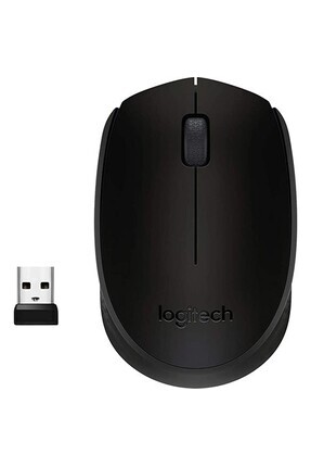 B170 USB Alıcılı Kablosuz Kompakt Mouse - Siyah Image 0