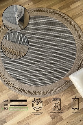 Hasır Jüt Kaymaz Taban Yıkanabilir Salon Mutfak Halısı Oturma Odası Banyo Paspas Yolluk Halı Kilim Image 0