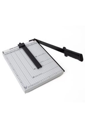 Metal Kollu Tablalı A4 Giyotin Kağıt Kesme Makinesi Ofis Hobi El Işi A4 Kollu Giyotin Image 0