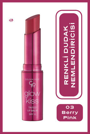Glow Kiss Tinted Lip Balm No: 03 Berry Pink - Renkli Dudak Nemlendirici - 8691190440800 Image 0