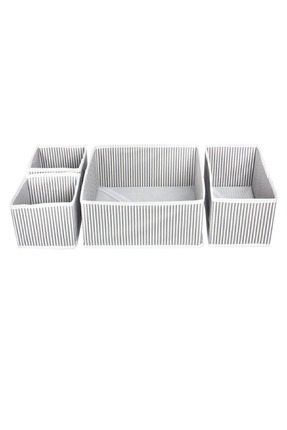 4'lü Çekmece Düzenleyici Dolap Içi Çekmece Düzenleyici Çekmece Organizer Image 0