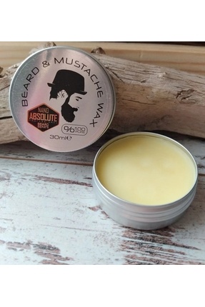 Absolute Sakal & Bıyık Şekillendirici Wax - %100 Doğal - Beard & Mustache Wax - 30ml Image 0