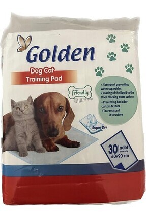 Golden Kedi-Köpek Alıştırma Pedi (30 Adet) (Kedi-Köpek Çiş Pedi) Image 0