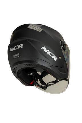 Jet Çenesiz Kask Mat Siyah (ECE BELGELİ) Image 1