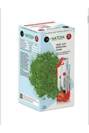 Çilek Aromalı Detox Burner Form Matcha Çayı Image 0