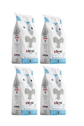 4'lü Avantaj Paketi Topaklanan,tozsuz,hijyenik Marsilya Sabunlu Bentonit Kedi Kumu 4x5lt Image 1