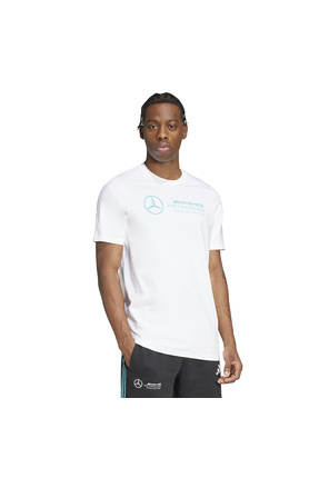 Mercedes Dna Erkek Beyaz Günlük Stil T-Shirt JV5456 Image 3