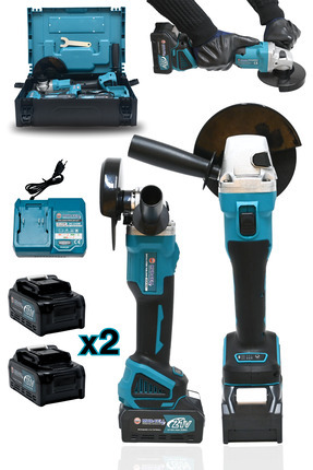 Mur-9301 21v 3ah Profesyonel Kömürsüz Motor 115mm Avuç Içi Şarjlı Taşlama Şarjlı Spiral Image 0