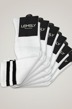 Unisex 6'lı Uzun Tenis Spor Çorap Image 0