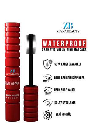Estemax Maskara Suya Dayanıklı Extra Hacim Veren Image 0