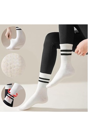 1 Çift Kaydırmaz Tabanlı Yoga-Pilates  ve Spor Çorabı ANTI-SLIP Image 0