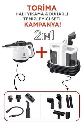V22B Koltuk ve Halı Yıkama Makinesi + CB-902A Çok Fonksiyonlu Buharlı Temizleyici Image 0