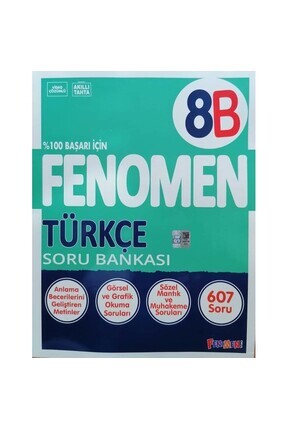 Fenomen Okul Yayınları Fenomen 8.sınıf Lgs Yeni Baskı Türkçe - B Soru Bankası Image 0